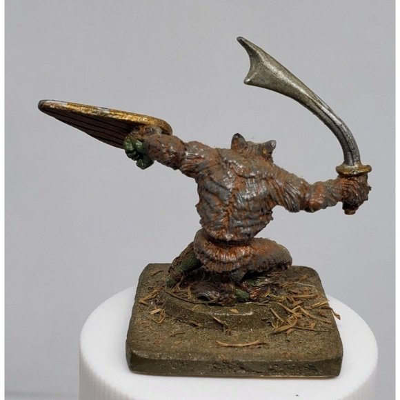 Ogre Warrior In Wolf Clothing Shelf Sitter Mini Statue - A Must-Have for Fantasy - Picture 3 of 12